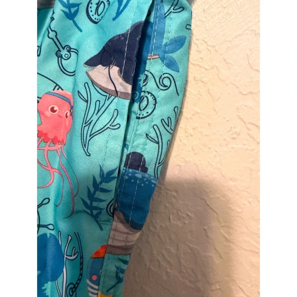 Swiggles Toddler Boys Blue Sea Creature Whale Shark Swim Trunks Size 2T NWT